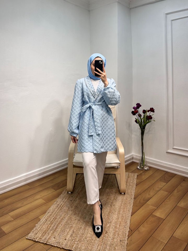 Taşlı Kafta Çeket - G237