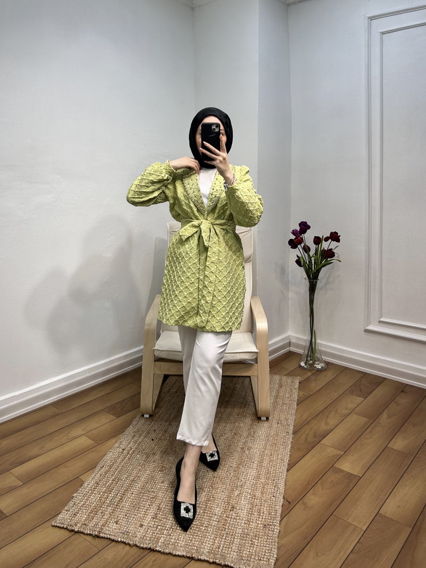Taşlı Kafta Çeket - G237