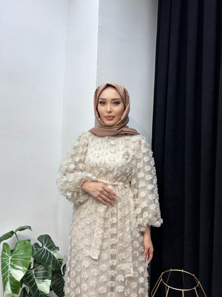 Lina Şifon Elbise-8020